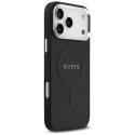 Etui Guess Classic Logo MagSafe na iPhone 17 Pro Max - czarne Guess