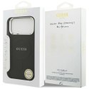 Etui Guess Classic Logo MagSafe na iPhone 17 Pro Max - czarne Guess