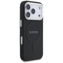 Etui Guess Classic Logo MagSafe na iPhone 17 Pro - czarne Guess