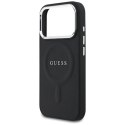 Etui Guess Classic Logo MagSafe na iPhone 17 Pro - czarne Guess