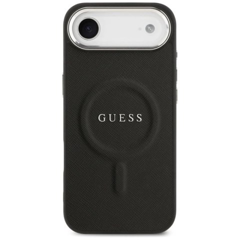 Etui Guess Classic Logo MagSafe na iPhone Air - czarne Guess