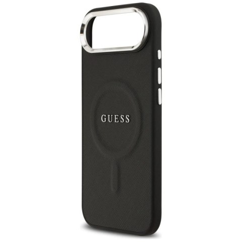 Etui Guess Classic Logo MagSafe na iPhone Air - czarne Guess