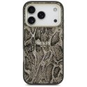 Etui Guess Python Pattern MagSafe na iPhone 17 Pro Max - brązowe Guess
