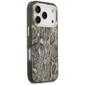 Etui Guess Python Pattern MagSafe na iPhone 17 Pro Max - brązowe Guess