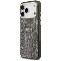 Etui Guess Python Pattern MagSafe na iPhone 17 Pro Max - czarne Guess