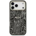Etui Guess Python Pattern MagSafe na iPhone 17 Pro Max - czarne Guess