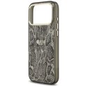 Etui Guess Python Pattern MagSafe na iPhone 17 Pro Max - czarne Guess