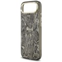 Etui Guess Python Pattern MagSafe na iPhone Air - czarne Guess