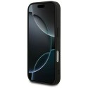 Etui Guess Saffiano Classic Logo MagSafe na iPhone 17 Pro - czarne Guess
