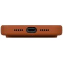 Etui UNIQ Lino na iPhone 17 Pro Magclick Charging - pomarańczowe UNIQ