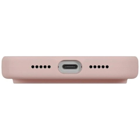 Etui UNIQ Lino na iPhone 17 Pro Magclick Charging - różowe UNIQ