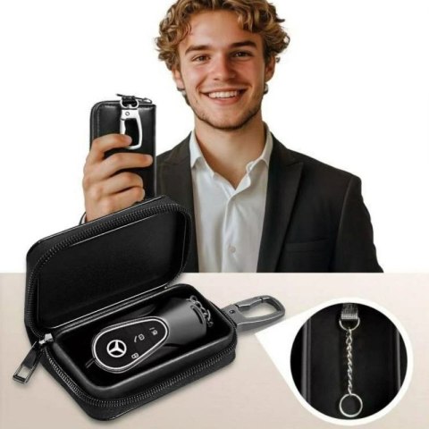 Etui na kluczyki samochodowe Tech-Protect KLR300 blokujące RFID - czarne Tech-Protect