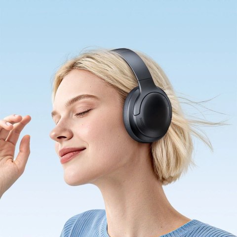 Słuchawki bezprzewodowe Baseus Bass BH1 Lite nauszne Bluetooth 6.0 - czarne Baseus