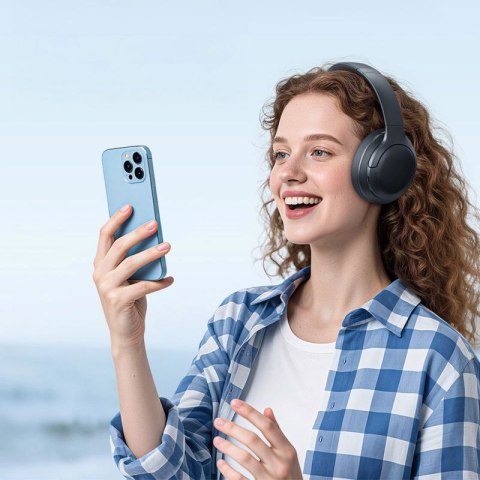 Słuchawki bezprzewodowe Baseus Bass BH1 Lite nauszne Bluetooth 6.0 - czarne Baseus