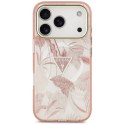 Etui Guess Jungle Tonal Triangle MagSafe do iPhone 17 Pro Max - różowe Guess