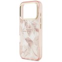 Etui Guess Jungle Tonal Triangle MagSafe do iPhone 17 Pro Max - różowe Guess