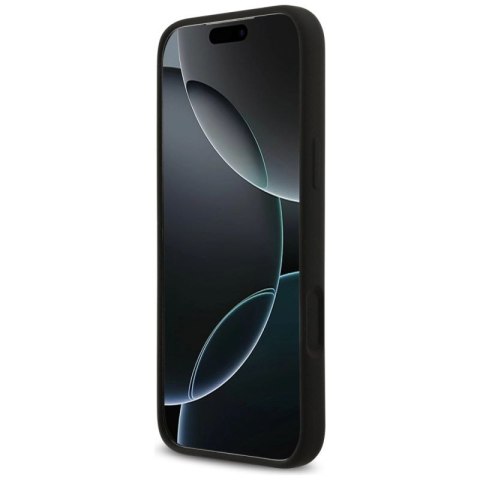 Etui Guess Silicone Big 4G Script na iPhone 17 Pro Max - czarne Guess