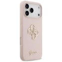 Etui Guess Silicone Big 4G Script na iPhone 17 Pro Max - różowe Guess