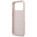 Etui Guess Silicone Big 4G Script na iPhone 17 Pro Max - różowe Guess