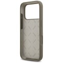 Etui Guess Silicone Big 4G Script na iPhone 17 Pro - brązowe Guess