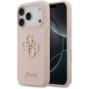Etui Guess Silicone Big 4G Script na iPhone 17 Pro - różowe Hikvision