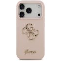 Etui Guess Silicone Big 4G Script na iPhone 17 Pro - różowe Hikvision