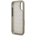 Etui Guess Silicone Big 4G Script na iPhone 17 - brązowe Guess