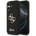 Etui Guess Silicone Big 4G Script na iPhone 17 - czarne Guess