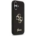 Etui Guess Silicone Big 4G Script na iPhone 17 - czarne Guess