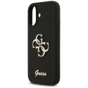 Etui Guess Silicone Big 4G Script na iPhone 17 - czarne Guess