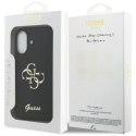 Etui Guess Silicone Big 4G Script na iPhone 17 - czarne Guess