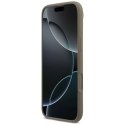Etui Guess Silicone Big 4G Script na iPhone Air - brązowe Guess