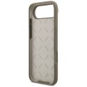 Etui Guess Silicone Big 4G Script na iPhone Air - brązowe Guess