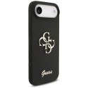 Etui Guess Silicone Big 4G Script na iPhone Air - czarne Guess