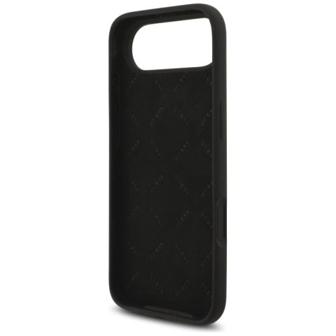 Etui Guess Silicone Big 4G Script na iPhone Air - czarne Guess