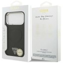 Etui Guess Triangle Logo MagSafe na iPhone 17 Pro Max - czarne Guess
