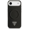 Etui Guess Triangle Logo MagSafe na iPhone Air - czarne Guess