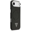 Etui Guess Triangle Logo MagSafe na iPhone Air - czarne Guess