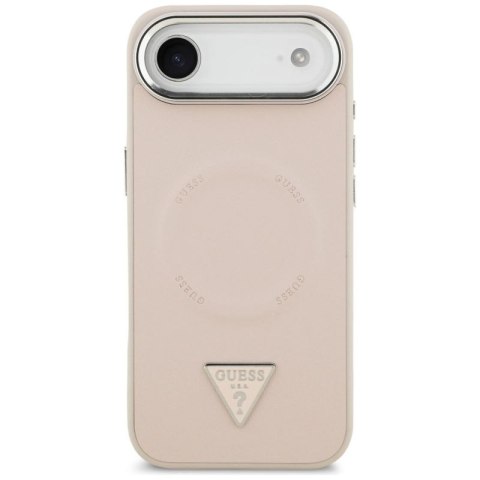 Etui Guess Triangle Logo MagSafe na iPhone Air - różowe Guess