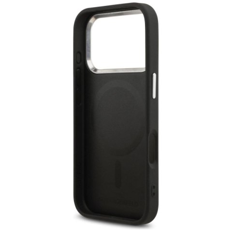 Etui Karl Lagerfeld Choupette Pin MagSafe do iPhone 17 Pro - czarne Karl Lagerfeld
