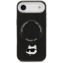 Etui Karl Lagerfeld Choupette Pin MagSafe do iPhone Air czarne Karl Lagerfeld