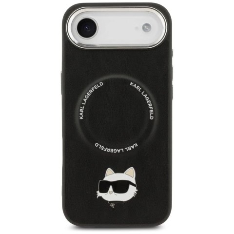 Etui Karl Lagerfeld Choupette Pin MagSafe do iPhone Air czarne Karl Lagerfeld