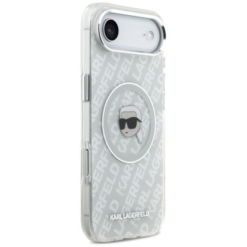 Etui Karl Lagerfeld IML Karl Head Logo MagSafe na iPhone Air -szare Karl Lagerfeld