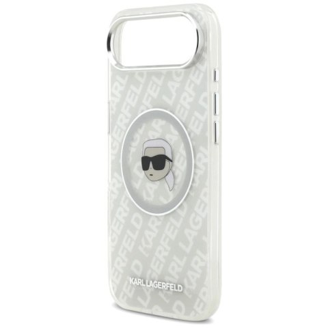 Etui Karl Lagerfeld IML Karl Head Logo MagSafe na iPhone Air -szare Karl Lagerfeld