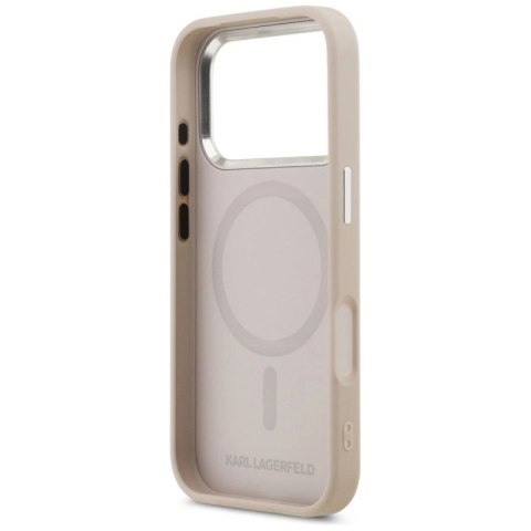 Etui Karl Lagerfeld Karl & Choupette Pins MagSafe do iPhone 17 Pro - różowe Karl Lagerfeld