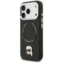 Etui Karl Lagerfeld Karl Pin MagSafe do iPhone 17 Pro Max - czarne Karl Lagerfeld