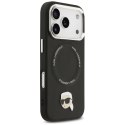 Etui Karl Lagerfeld Karl Pin MagSafe do iPhone 17 Pro Max - czarne Karl Lagerfeld