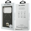 Etui Karl Lagerfeld Karl Pin MagSafe do iPhone 17 Pro Max - czarne Karl Lagerfeld