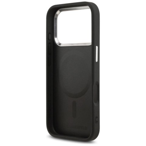 Etui Karl Lagerfeld Karl Pin MagSafe do iPhone 17 Pro - czarne Karl Lagerfeld
