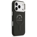 Etui Karl Lagerfeld Karl RSG Logo MagSafe do iPhone 17 Pro Max - czarne Karl Lagerfeld